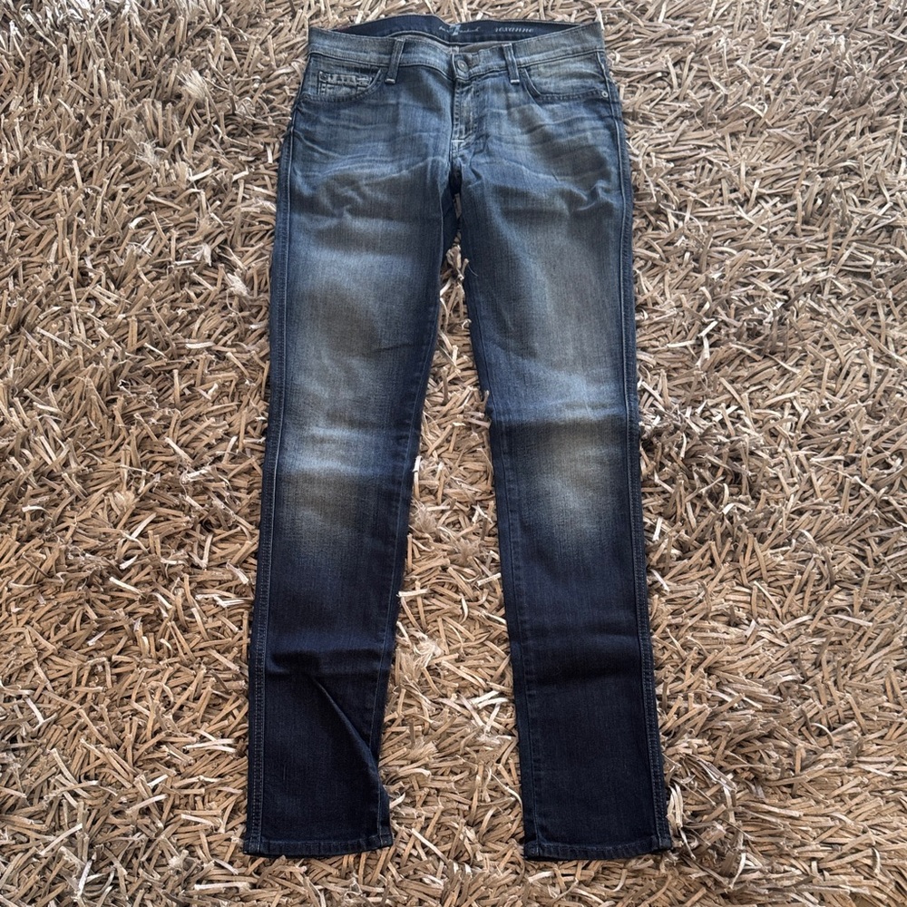 7 For All Mankind Indigo Skinny Jeans